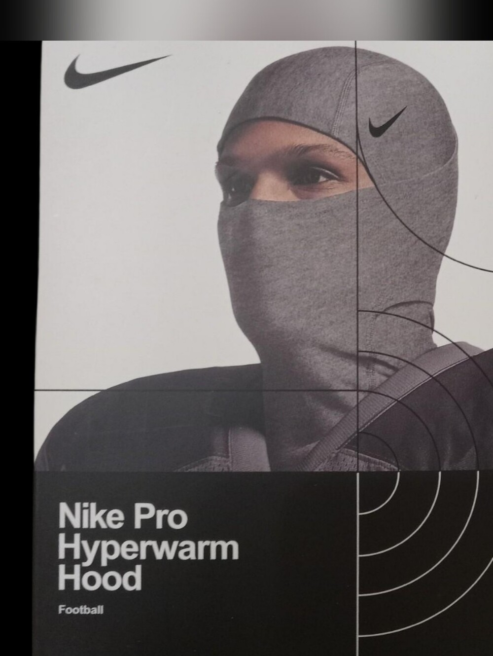 Nike Grey Performance Balaclava Hood NWT